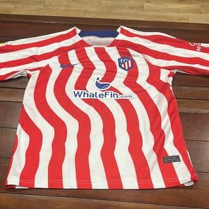 Nike Red and White Kids Jersey